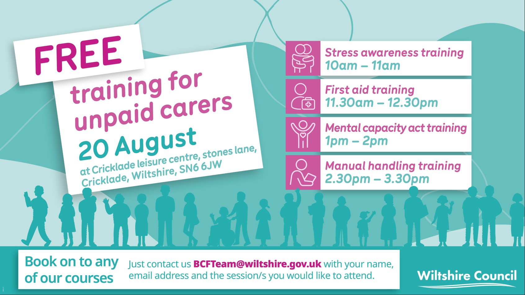 FREE training for unpaid carers - Wiltshire Health and Care | Enabling ...